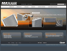 Tablet Screenshot of maxairauto.com